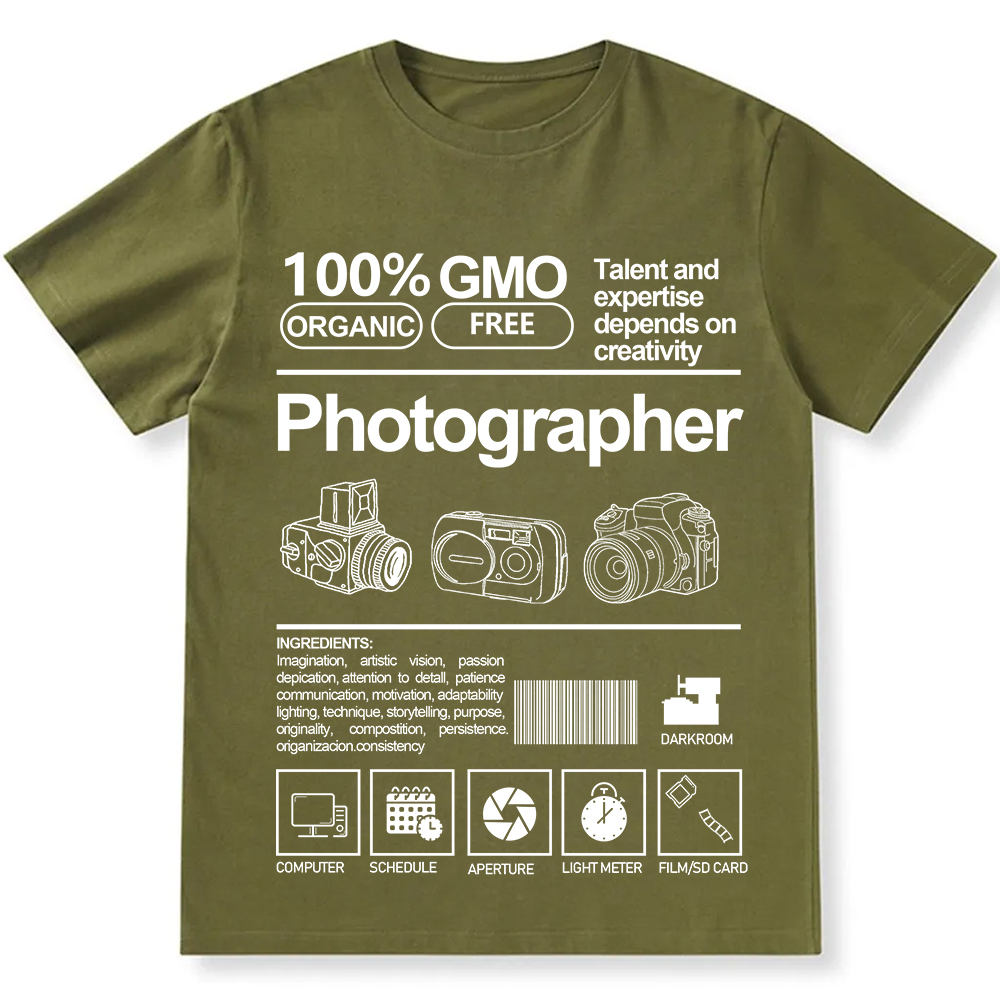 Photographer Unisex Fit Cotton T-Shirt wearishow