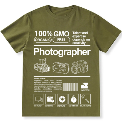 Photographer Unisex Fit Cotton T-Shirt wearishow