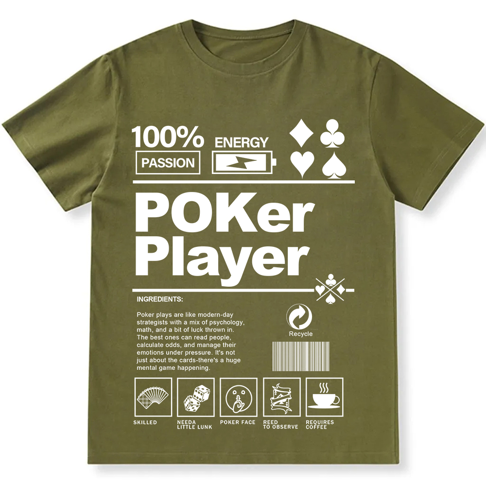 Poker Player Unisex Fit Cotton T-Shirt wearishow