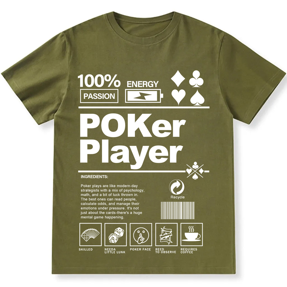 Poker Player Unisex Fit Cotton T-Shirt wearishow
