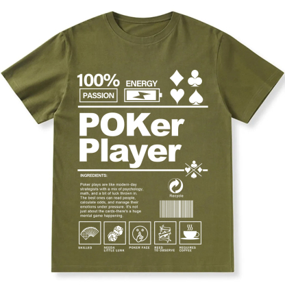 Poker Player Unisex Fit Cotton T-Shirt wearishow