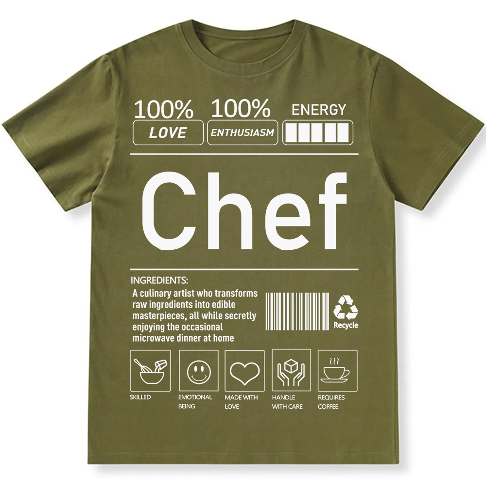 Chef Unisex Fit Cotton T-Shirt wearishow