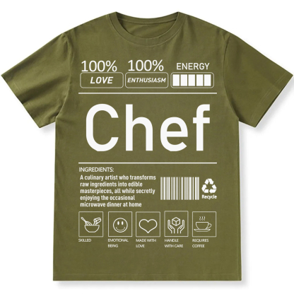 Chef Unisex Fit Cotton T-Shirt wearishow