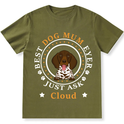 Best Dog Dad/Dog Mum Circle   - Personalized Custom Unisex T-shirt
