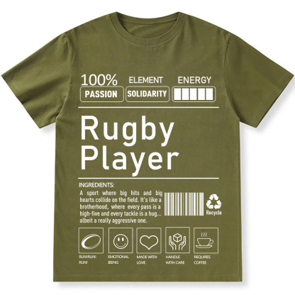 Rugby Player Unisex Fit Cotton T-Shirt wearishow