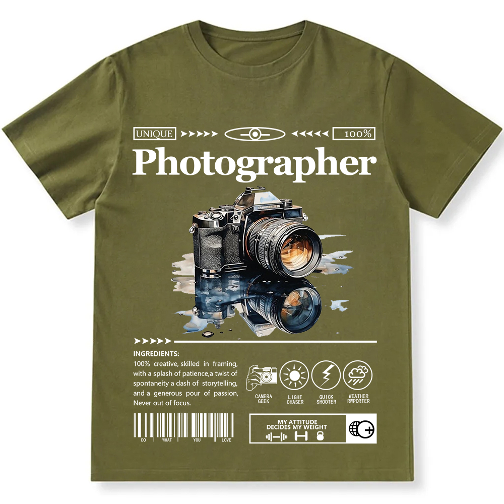 Photographer Unisex Fit Cotton T-Shirt wearishow