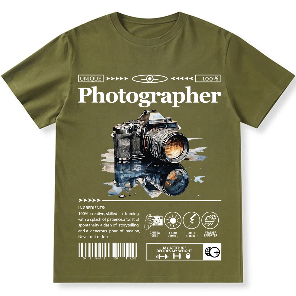 Photographer Unisex Fit Cotton T-Shirt wearishow