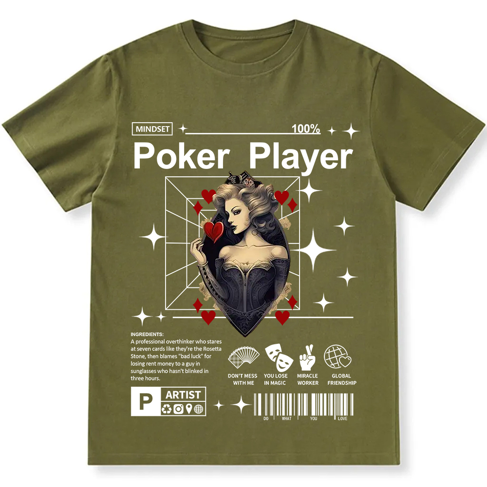 Poker Player Unisex Fit Cotton T-Shirt wearishow