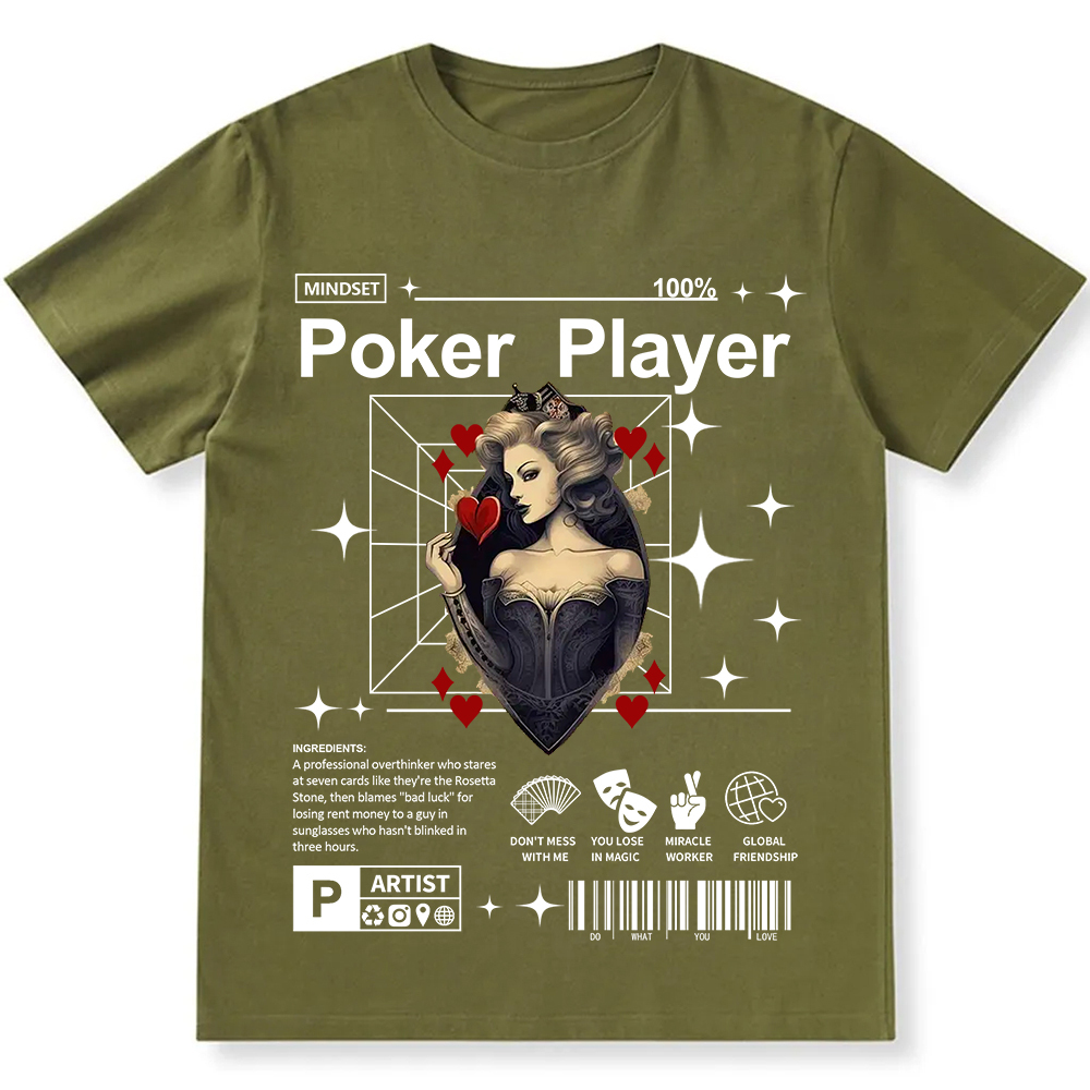 Poker Player Unisex Fit Cotton T-Shirt wearishow