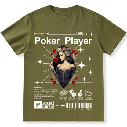 Poker Player Unisex Fit Cotton T-Shirt wearishow