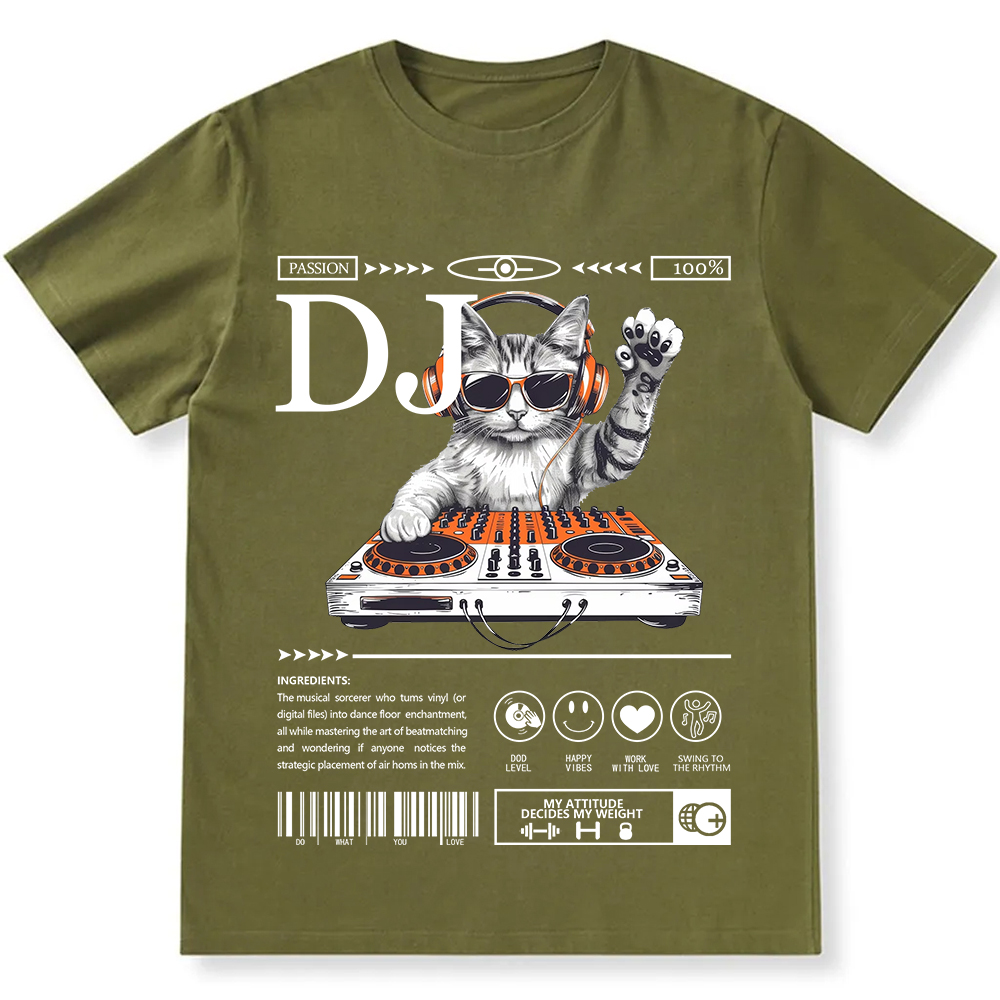DJ Unisex Fit Cotton T-Shirt wearishow