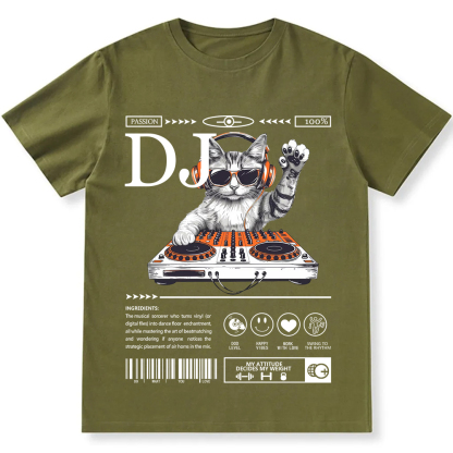 DJ Unisex Fit Cotton T-Shirt wearishow