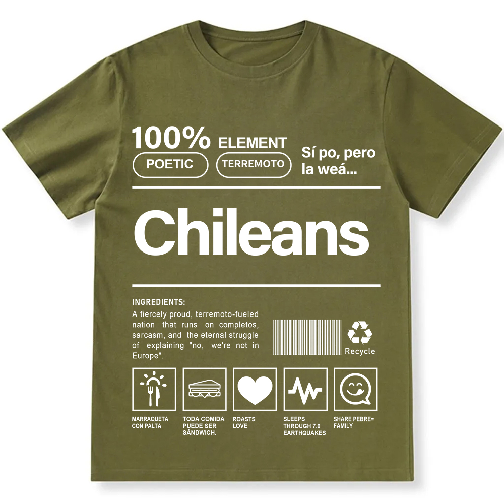 Chileans Unisex Fit  Cotton T-Shirt wearishow