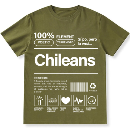 Chileans Unisex Fit  Cotton T-Shirt wearishow