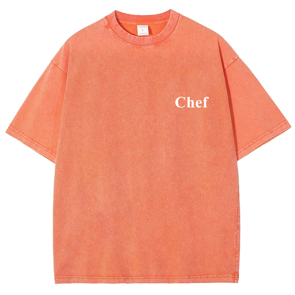 Chef Unisex Fit Washed T-Shirt