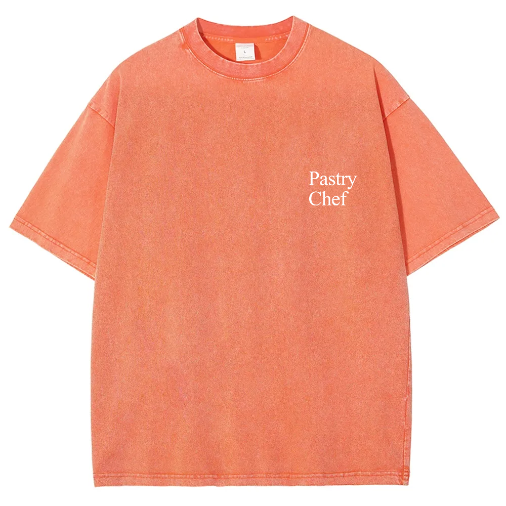 Pastry Chef Unisex Fit Washed T-Shirt