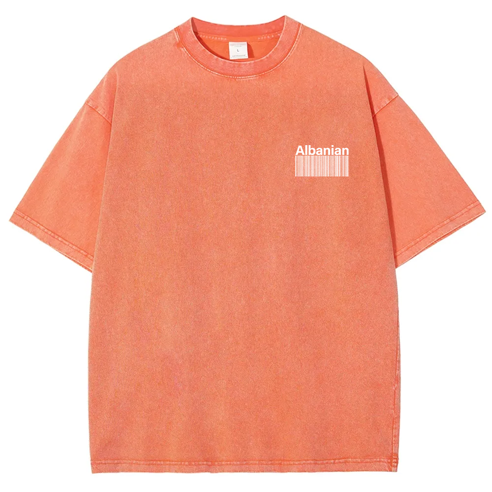 Albanian Unisex Fit  Washed T-Shirt