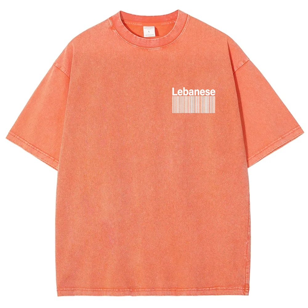 Lebanese Unisex Fit  Washed T-Shirt