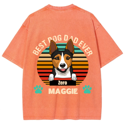 Best Dog Mom and Dad Ever - Personalized Custom Unisex T-shirt