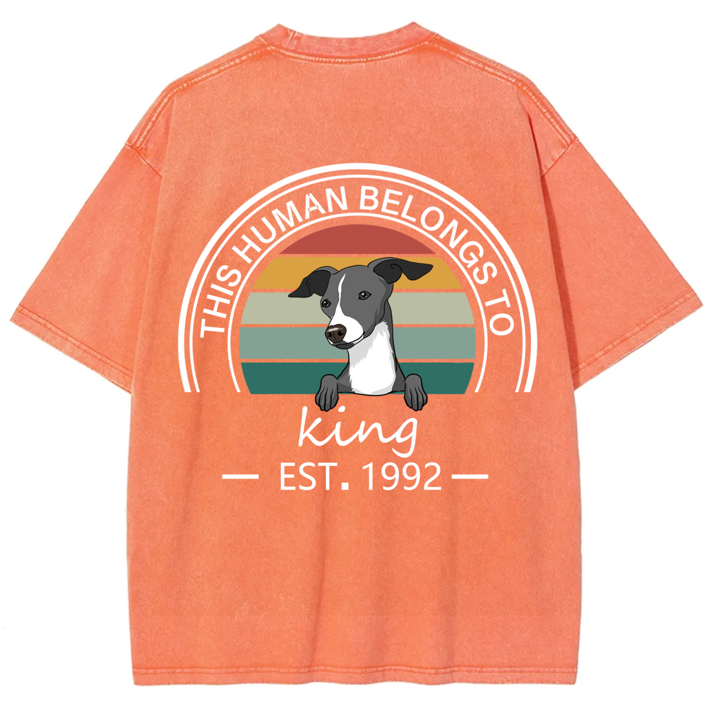 This Human Belongs To - Personalized Custom Unisex T-shirt