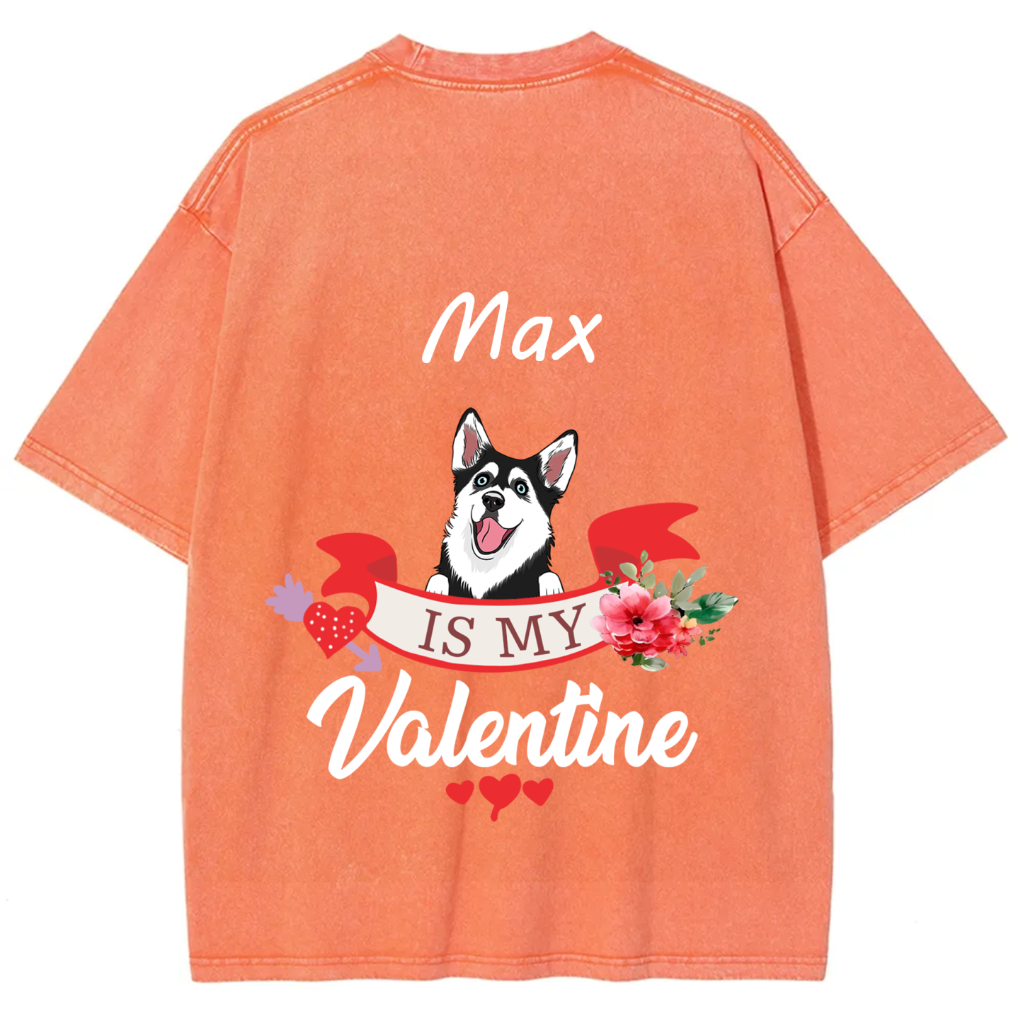 My Dog Is My Valentine Lover - Personalized Custom Unisex T-shirt