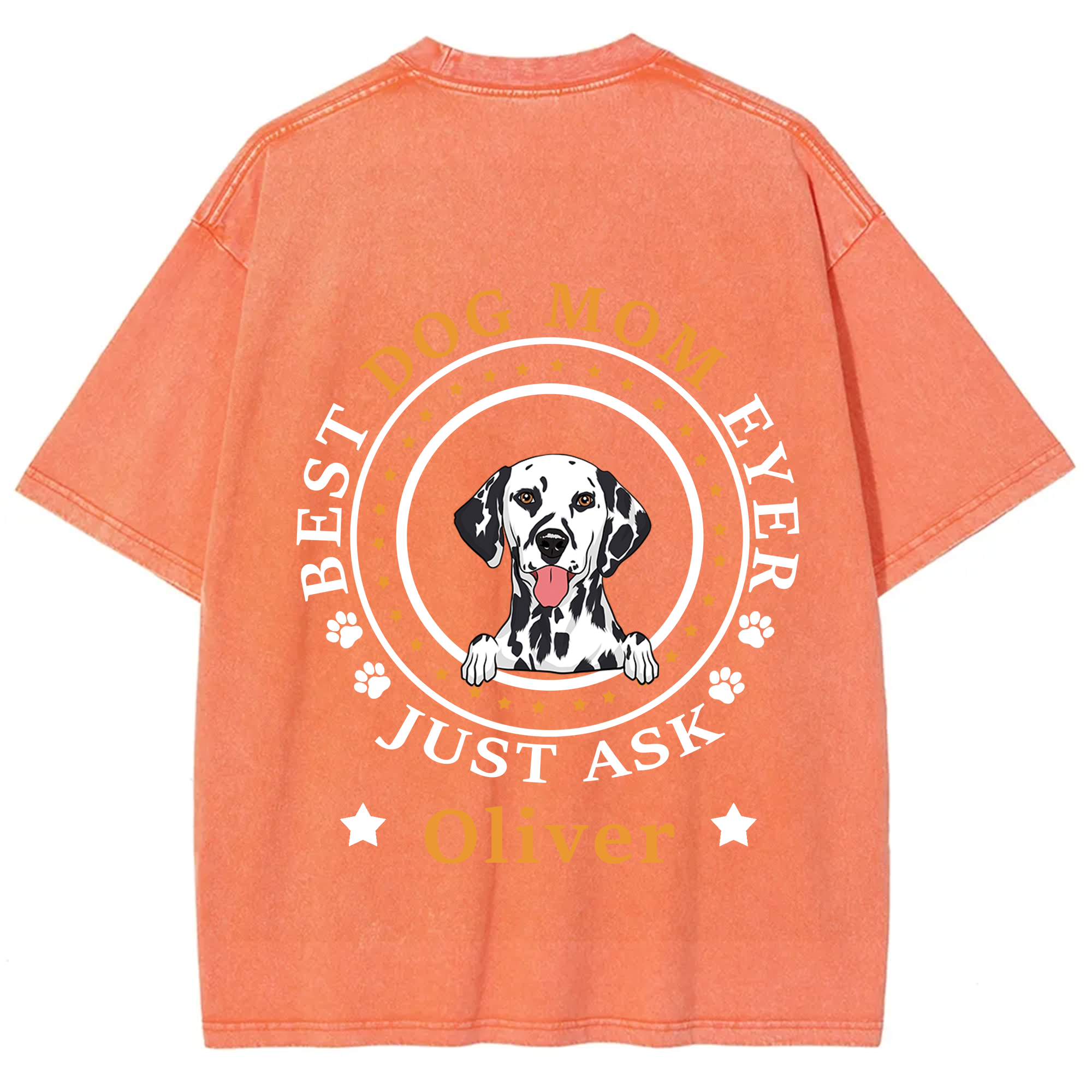 Best Dog Dad/Dog Mum Circle - Personalized Custom Unisex T-shirt