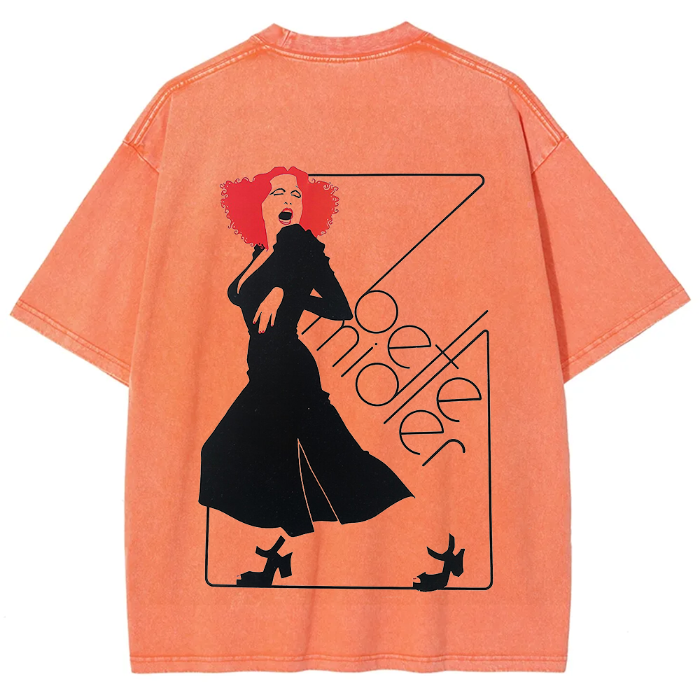 Bette Midler Singer Vintage Washed T-Shirt