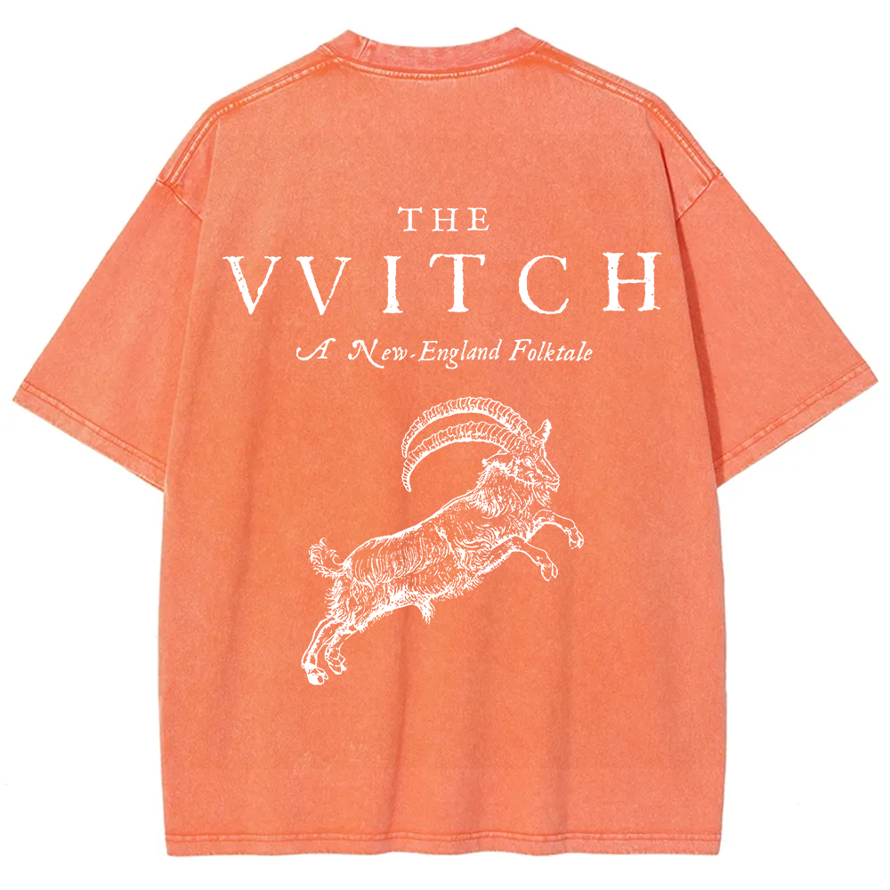 Unisex Vintage Washed The Witch  T-shirt