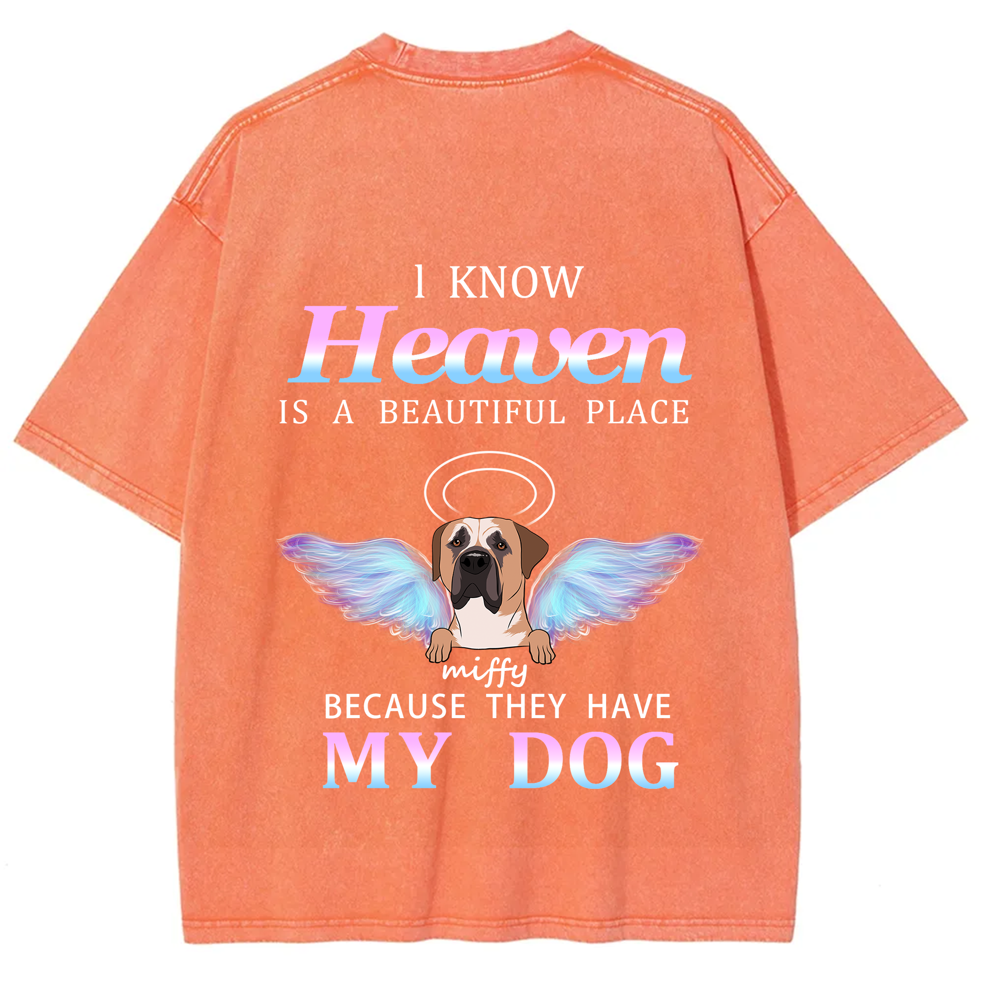Heaven Is A Beautiful Place - Personalized Custom Unisex T-shirt