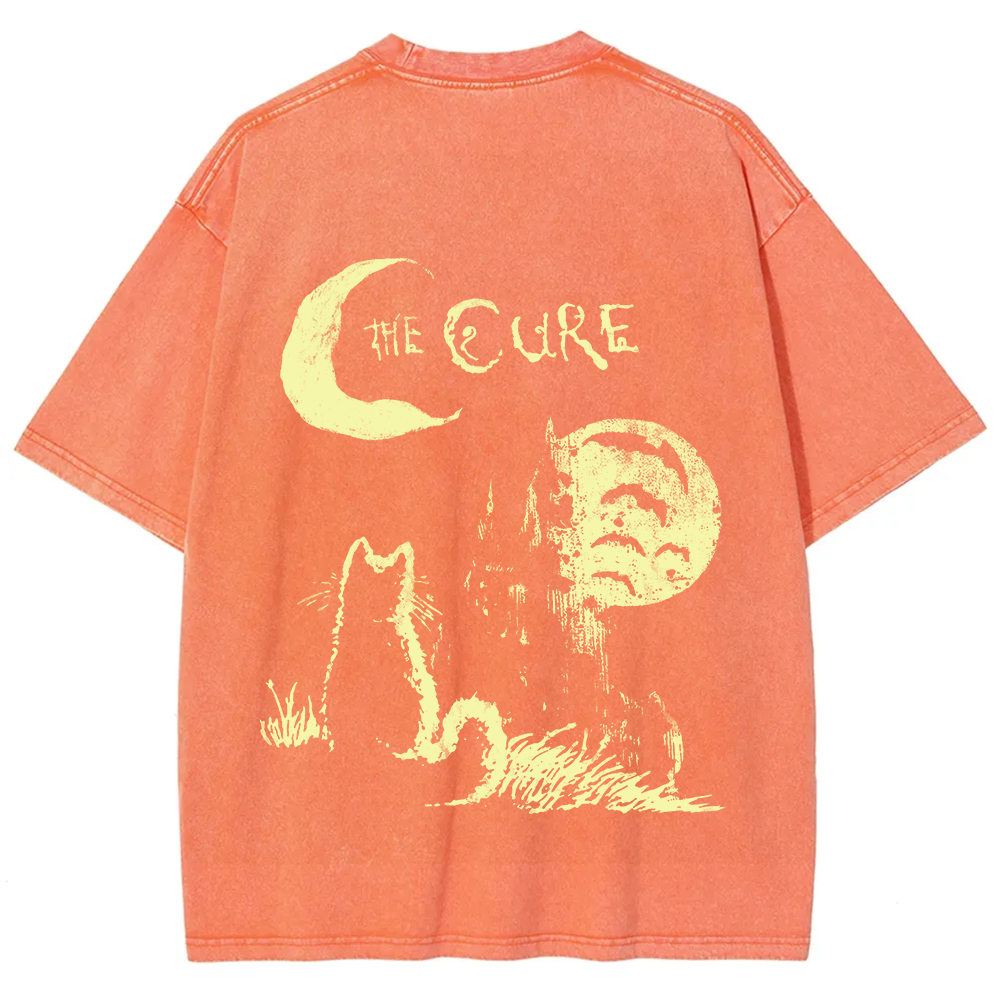  Unisex Vintage Washed The Cure Tank Top T-Shirt