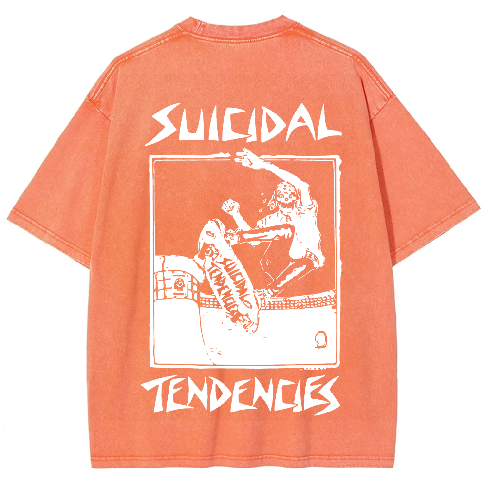 Suicidal Tendencies Band Vintage Washed  T-Shirt