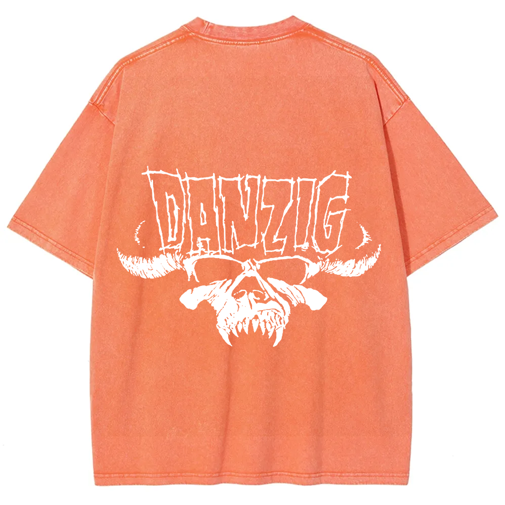Unisex Vintage Washed DANZIG T-Shirt