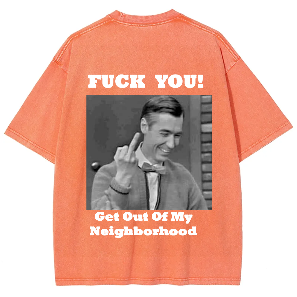 Fuck You Print Casual T-Shirt