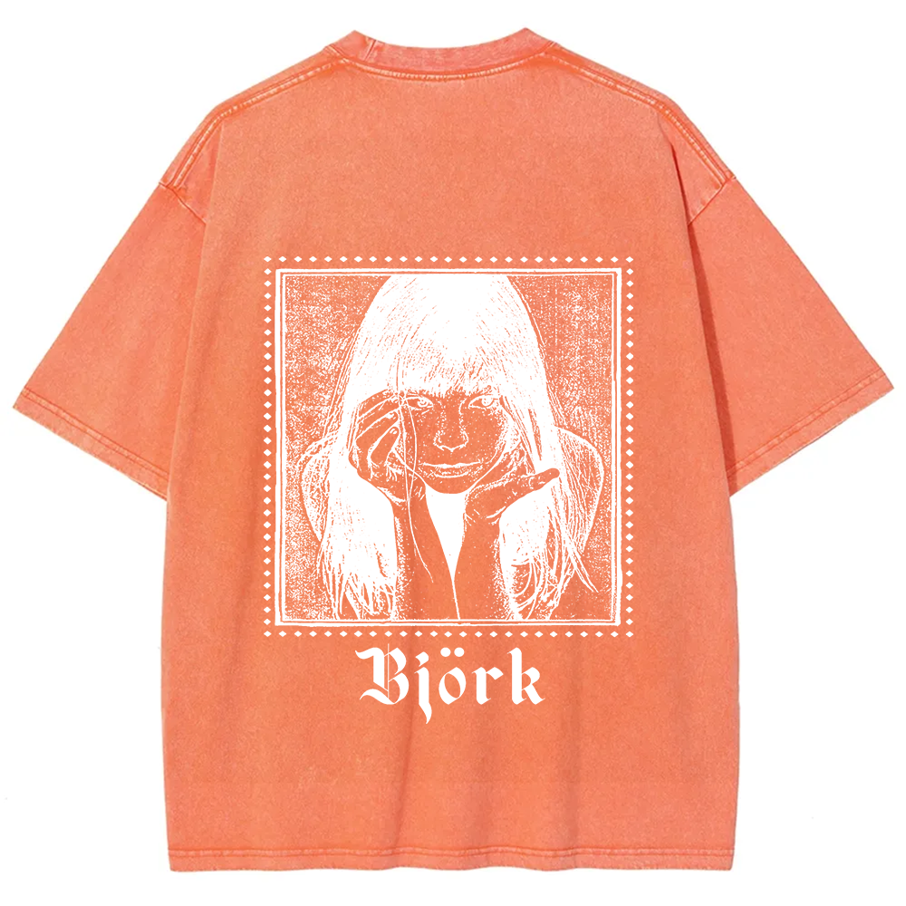 Björk Singer Vintage Washed T-Shirt