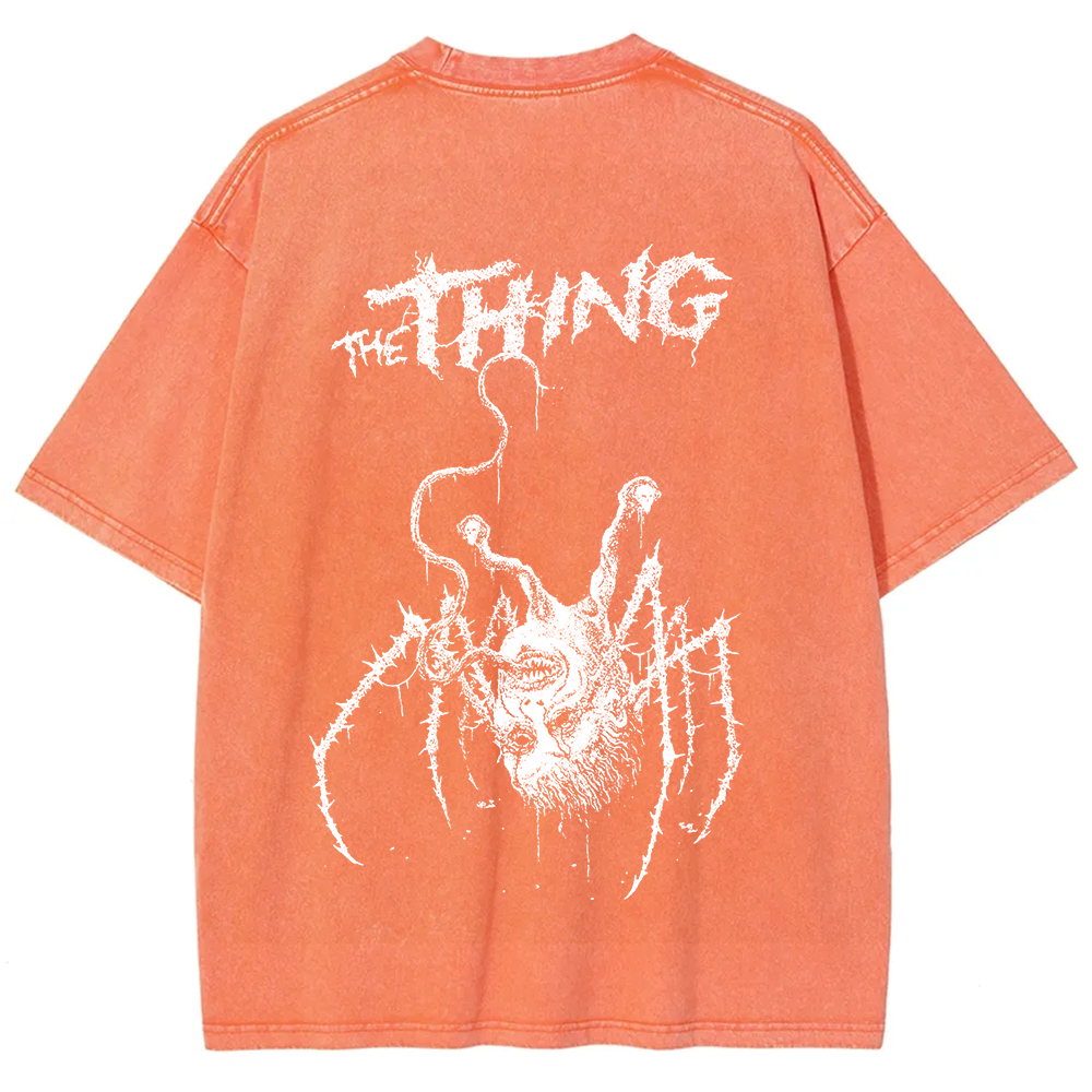 Unisex Horror The thing Print T-Shirt