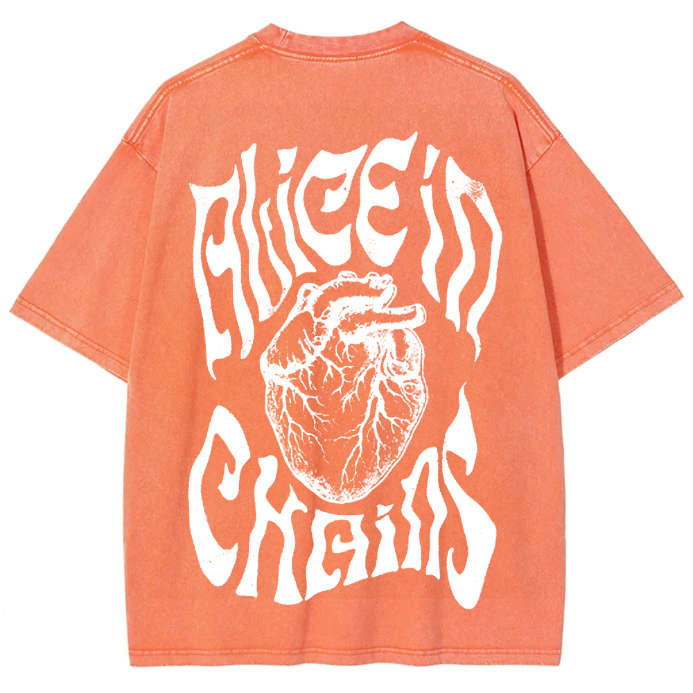Unisex Vintage Washed Alice in Chains T-Shirt