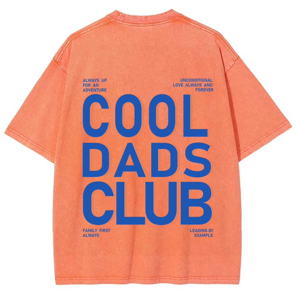 Cool Dads Club Unisex Fit Washed T-Shirt