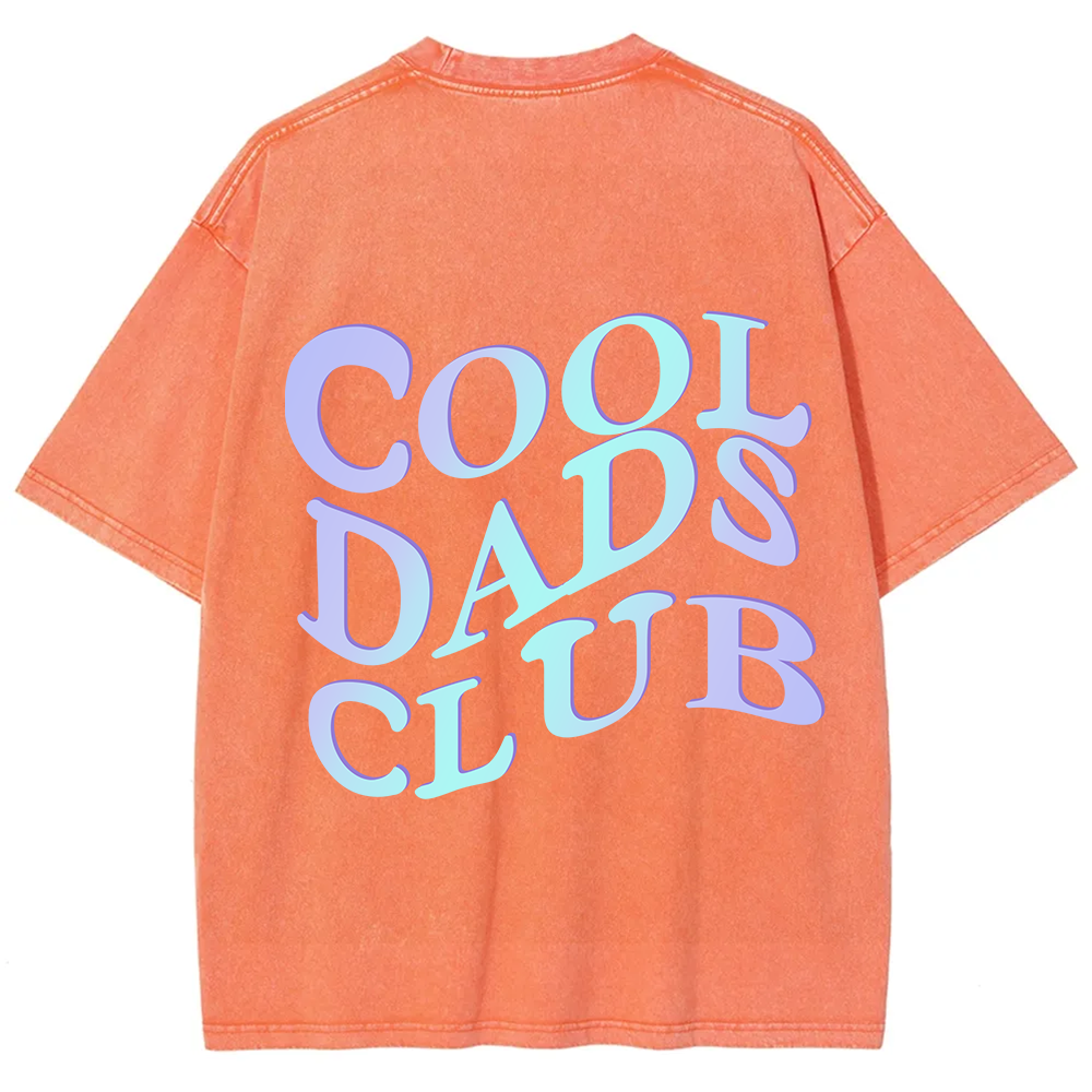 Cool Dads Club Snowflake Vintage Cotton T-Shirt