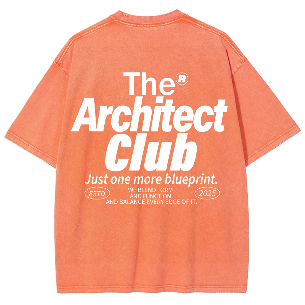 The Architect Club Unisex Fit Washed T-Shirt