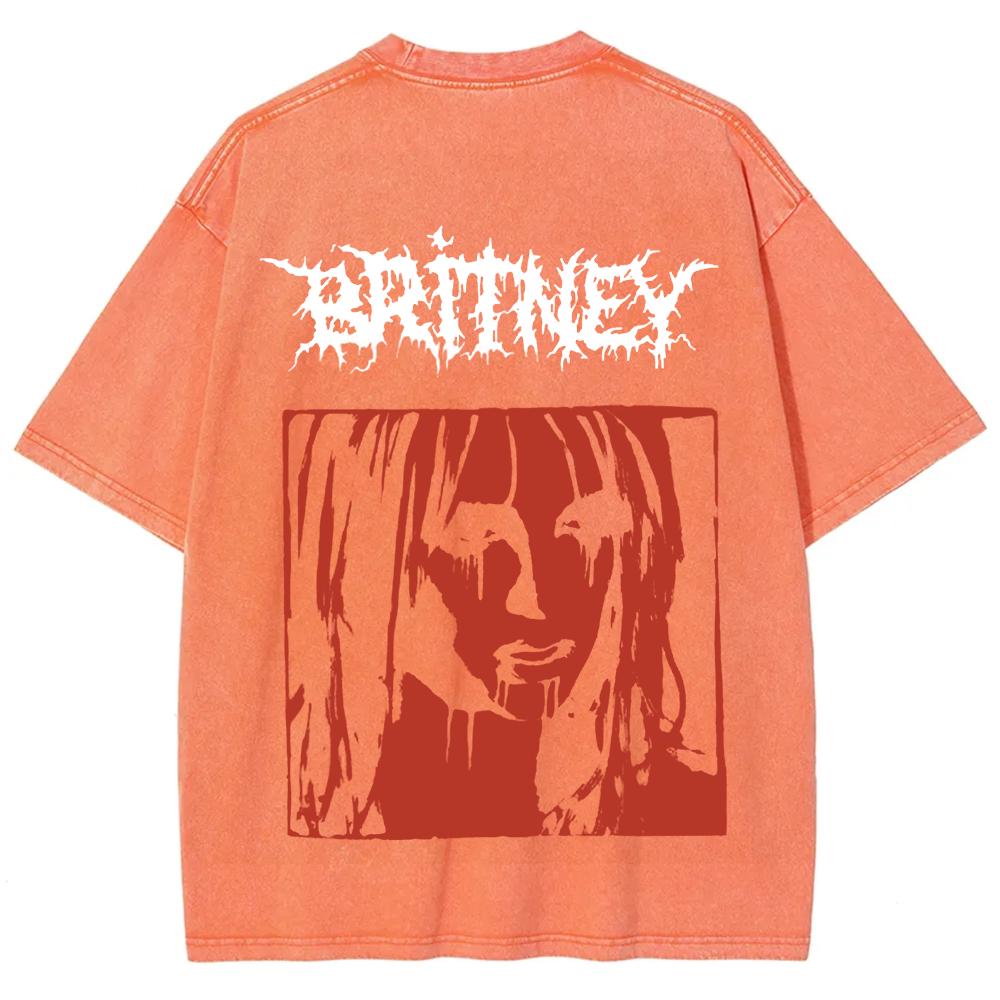 Britney Singer Washed t-Shirt