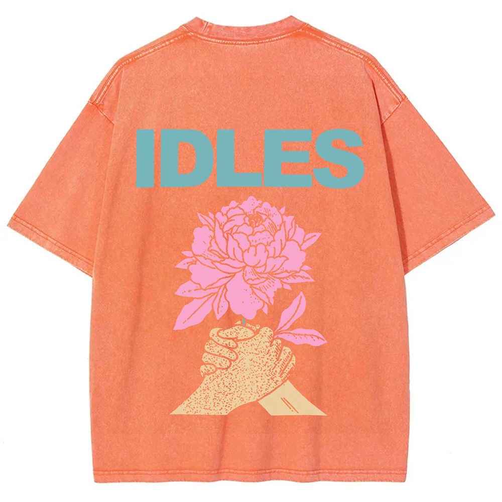  Idles Band Vintage Washed  t-Shirt