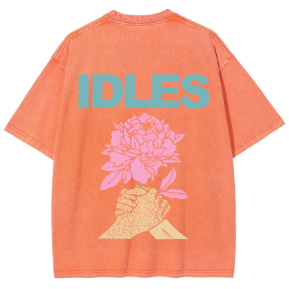  Idles Band Vintage Washed  t-Shirt
