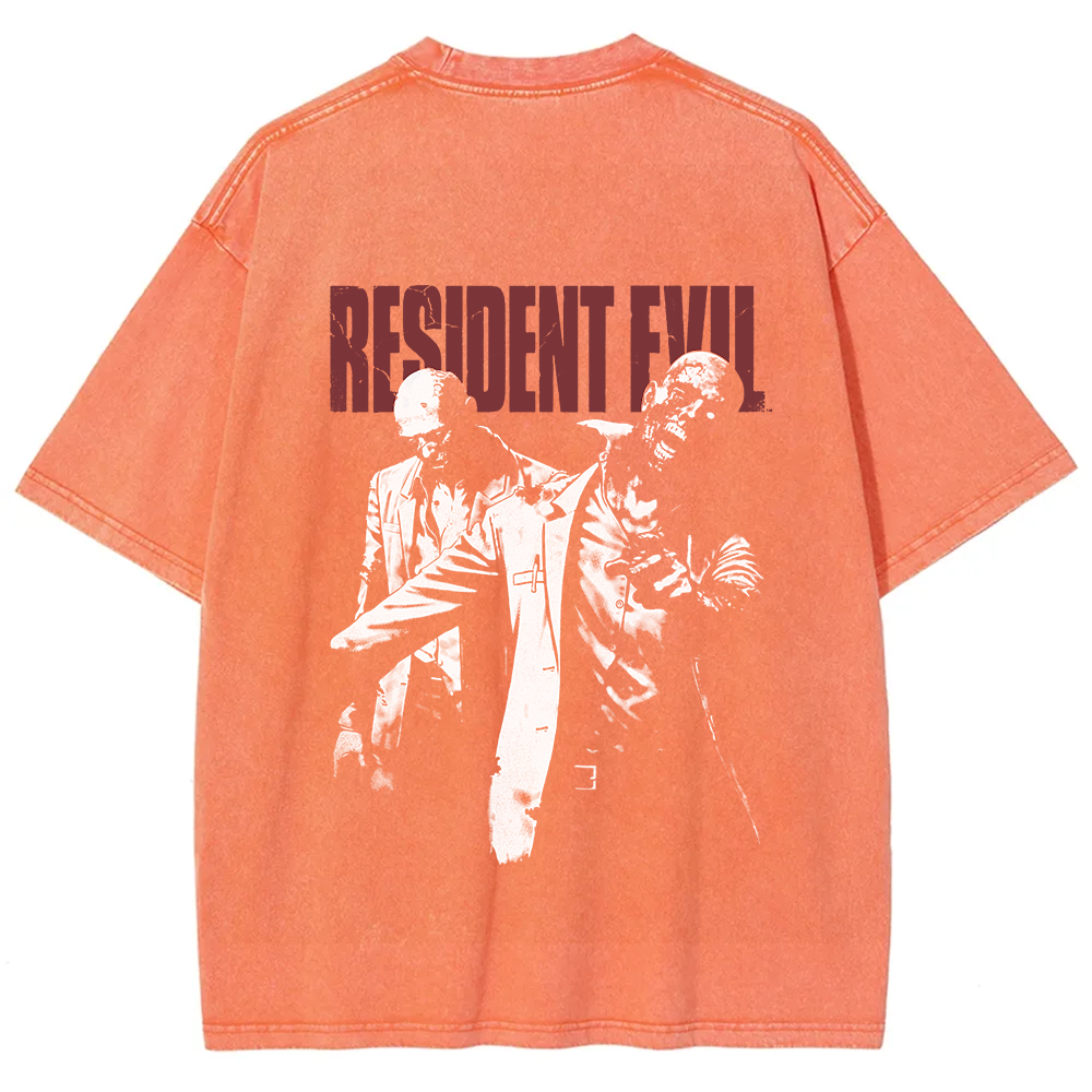 Unisex Vintage Washed Resident Evil Two Zeds t-Shirt