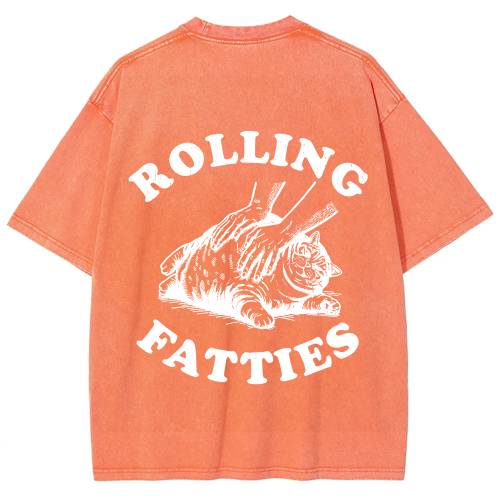 Unisex Rolling Fatties Print Classic t-Shirt