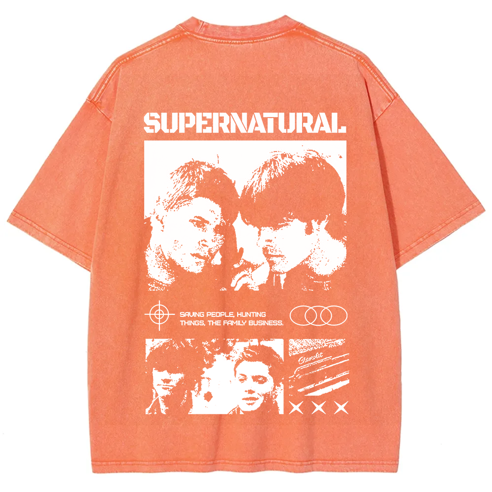Supernatural TV Series Washed t-Shirt