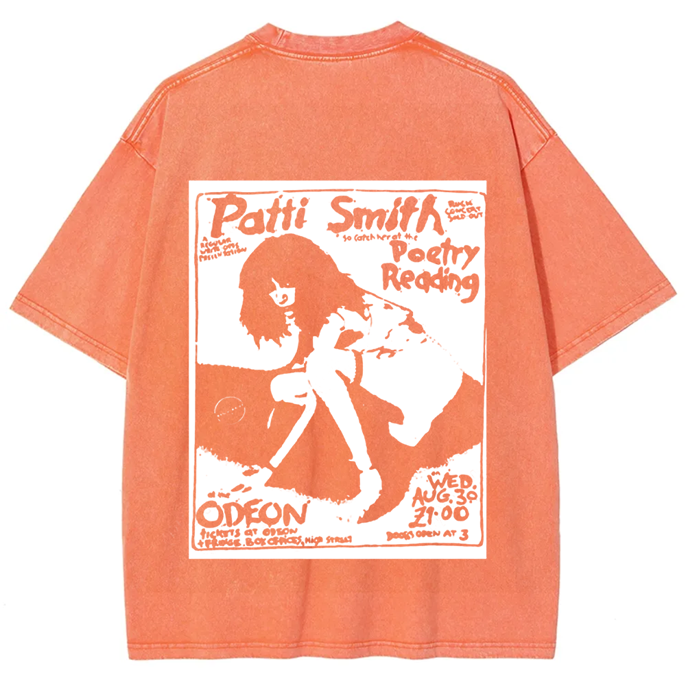 Patti Smith Celebrities Washed t-Shirt