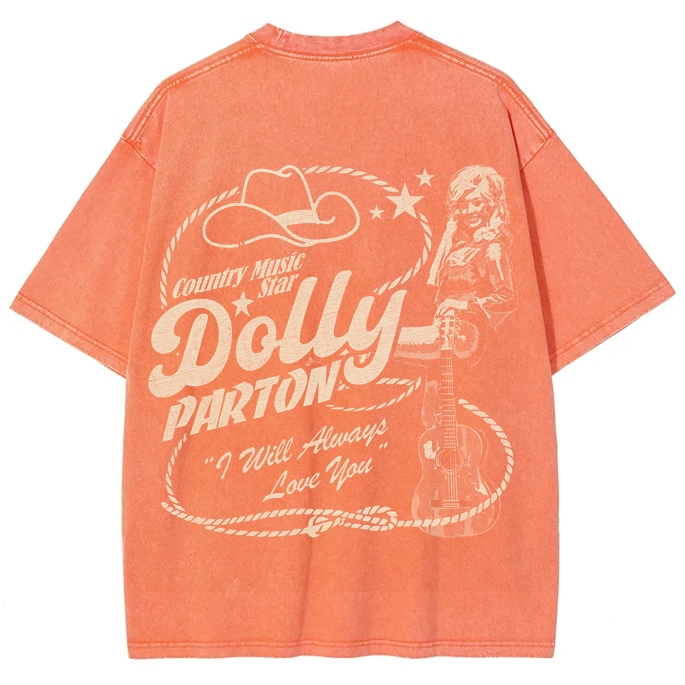 Dolly Parton Singer Washed t-Shirt