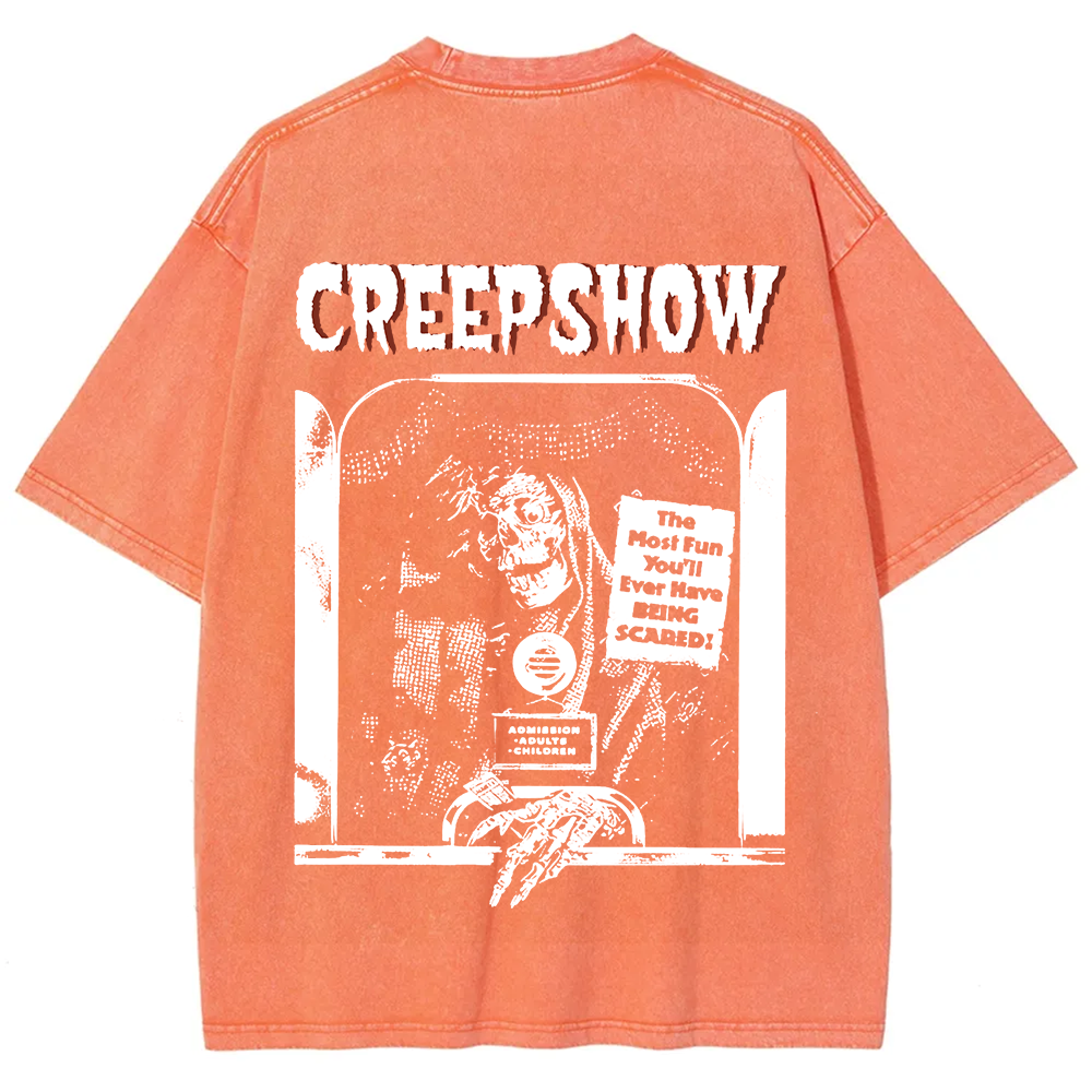 Unisex Washed  Creepshow Horror Movie t-Shirt