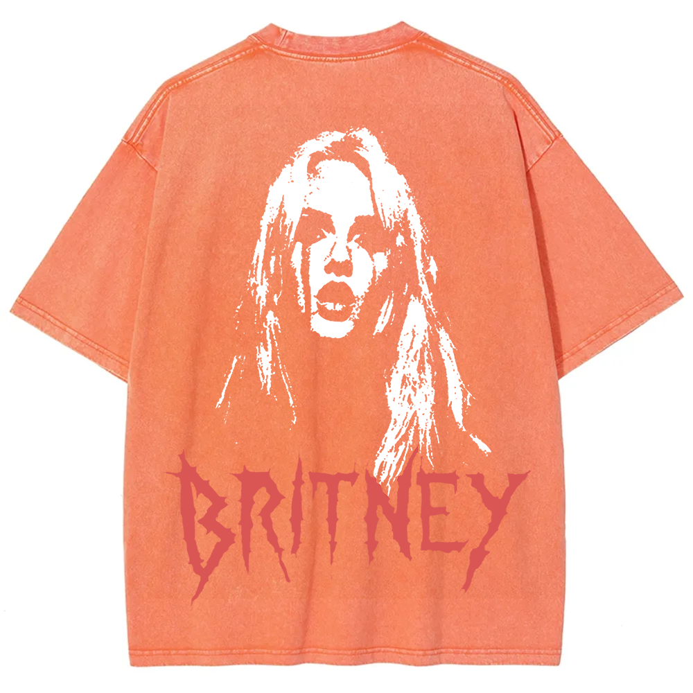 Britney Singer Washed t-Shirt