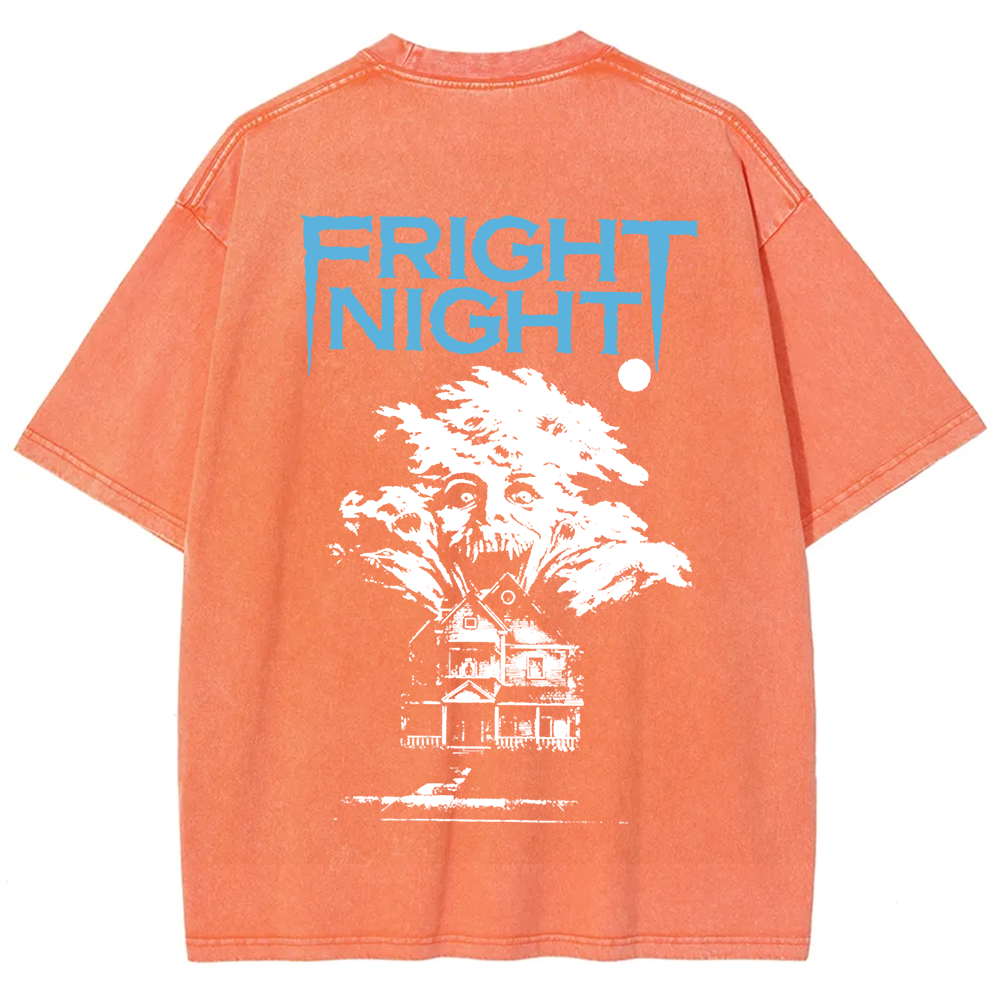 Unisex Vintage Washed Fright Night t-Shirt